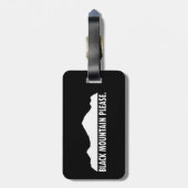 Étiquette À Bagage Black Mountain New Hampshire S'il vous plaît (Dos Vertical)