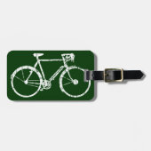 Étiquette À Bagage blanc (Devant horizontal)