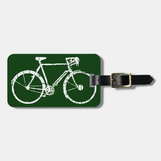 Étiquette À Bagage blanc (Devant horizontal)