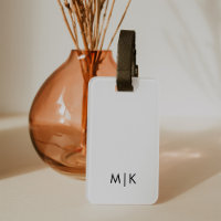 Blanc et noir | Monogramme moderne
