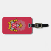 Étiquette À Bagage Blason de Phi Sigma Kappa (Devant horizontal)