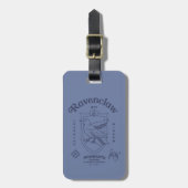 Étiquette À Bagage Blason de sagesse et d'intelligence RAVENCLAW™ (Devant Vertical)