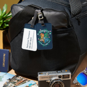 Étiquette À Bagage Blason floral HOGWARTS™