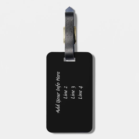 Étiquette À Bagage Blenheim Cavalier King Charles Puppy Chien (Dos Vertical)