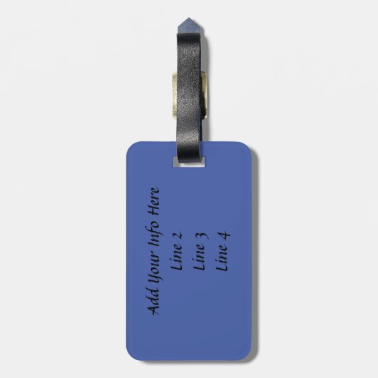 Étiquette À Bagage Blenheim Cavalier King Charles Spaniel Chien (Dos Vertical)