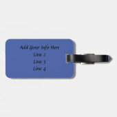 Étiquette À Bagage Blenheim Cavalier King Charles Spaniel Chien (Dos horizontal)