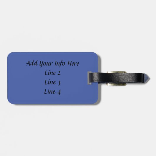 Étiquette À Bagage Blenheim Cavalier King Charles Spaniel Chien (Dos horizontal)