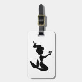 Étiquette À Bagage Bleu ciel (Devant Vertical)