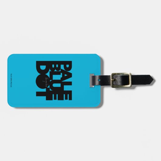 Étiquette À Bagage Bleu-clair (Devant horizontal)