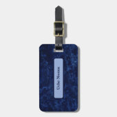 Étiquette À Bagage Bleu Extraordinaire (Devant Vertical)