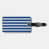 Étiquette À Bagage Bleu foncé et clair (Dos horizontal)