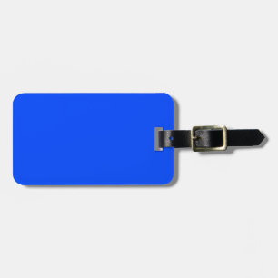 Étiquette À Bagage Bleu (RYB) (couleur unie)