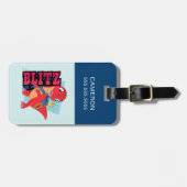 Étiquette À Bagage Blitz | Dino Ranch (Devant horizontal)