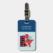 Étiquette À Bagage Blitz | Dino Ranch (Devant Vertical)