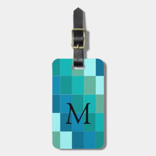 ÉTIQUETTE À BAGAGE BLOC BAGAGES/CADEAUX TAG_COLOR BLOC/AQUA