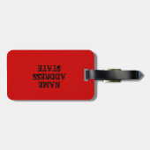 Étiquette À Bagage Bloc de couleur de Grands Pyrénées (Dos horizontal)