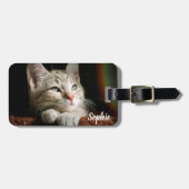 Étiquette À Bagage Bloc photo pour animaux (Devant horizontal)