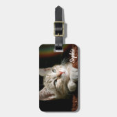 Étiquette À Bagage Bloc photo pour animaux (Devant Vertical)
