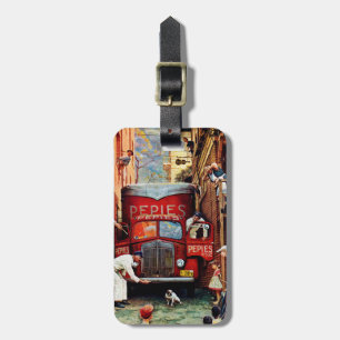 Étiquette À Bagage Bloc routier par Norman Rockwell