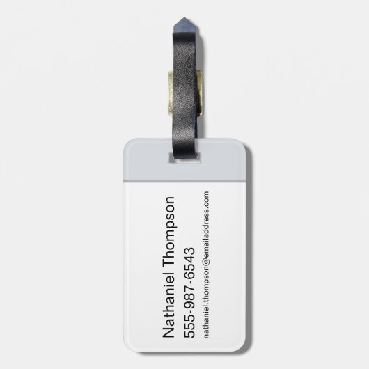 Étiquette À Bagage Blocs d'expression BUGS BUNNY™ (Dos Vertical)