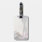 Étiquette À Bagage Bloodhound Et Danseur De Ballet (Dos Vertical)