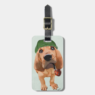 Étiquette À Bagage Bloodhound Sherlock Holmes