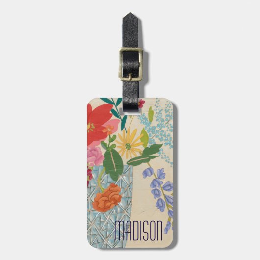 Étiquette À Bagage Blossoms du printemps II (Devant Vertical)