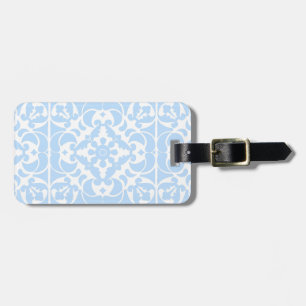 Étiquette À Bagage Blue Azulejos portugais espagnol méditerranéen
