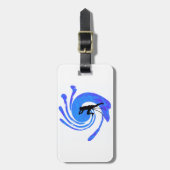 ÉTIQUETTE À BAGAGE BLUE LINE (Devant Vertical)