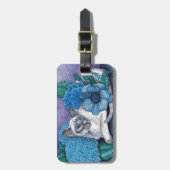 Étiquette À Bagage Blue Point Siamese Chat (Devant Vertical)