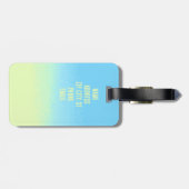 Étiquette À Bagage Bluebirds à double face (Dos horizontal)