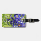 Étiquette À Bagage Bluebonnet de Texas et bagage personnalisé par (Devant horizontal)