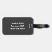 Étiquette À Bagage Bluebonnet de Texas et bagage personnalisé par (Dos horizontal)