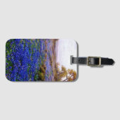 Étiquette À Bagage Bluebonnets à Twilight, au nord de San Antonio (Devant Horizontal)