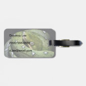 Étiquette À Bagage Boa vert de serpent vert d'arbre en Bolivie (Dos horizontal)