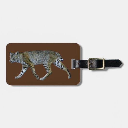 Étiquette À Bagage Bobcat (Devant horizontal)