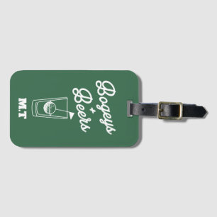 Étiquette À Bagage Bogeys et Beers Golf Cup Day