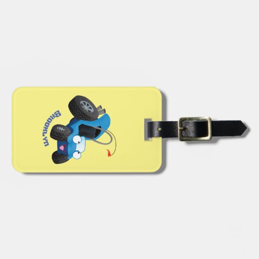 Étiquette À Bagage Boggy dune mignonne hors route (Devant horizontal)