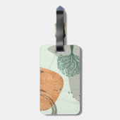 Étiquette À Bagage Boho (Dos Vertical)