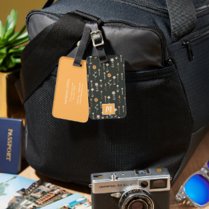 Étiquette À Bagage Boho personnalisé