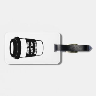 Étiquette À Bagage Boire D'Abord Puis Pagayer