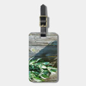 Étiquette À Bagage Bois de Grange frais coupé (Devant Vertical)