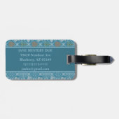 Étiquette À Bagage Bois d'hiver mignon (Dos horizontal)