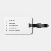 Étiquette À Bagage Bois d'outils main personnalisable (Dos horizontal)