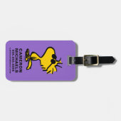 Étiquette À Bagage Bois En Lunettes De Soleil (Devant horizontal)