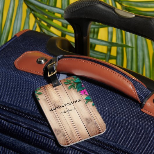 Étiquette À Bagage Bois rose (Insitu Rectoal 1)