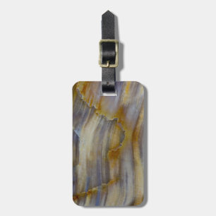 Étiquette À Bagage Bois tourbillon ondulé