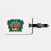 Étiquette À Bagage Boise National Forest Camping (Dos horizontal)