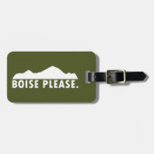 Étiquette À Bagage Boise S'Il Vous Plaît (Devant horizontal)