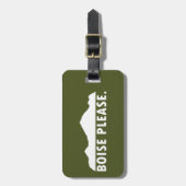 Étiquette À Bagage Boise S'Il Vous Plaît (Devant Vertical)